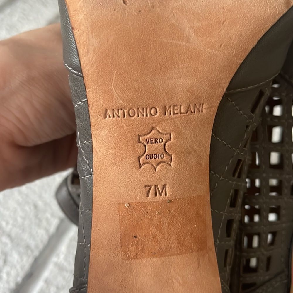 ANTONIO MELANI Lattice Cut Ankle Boots - Picture 10 of 10